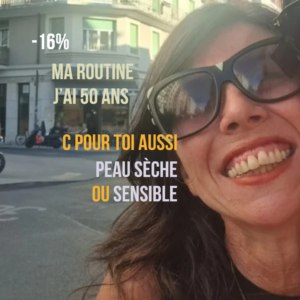 ma routine visage et cheveux à 50 ans : brume rose de damas sérum églantier crème acide hyaluronique contour des yeux aloe vera avocat. Routine qui convient également aux peaux sèches et aux peaux sensibles (acné rosacée, couperose, rougeurs