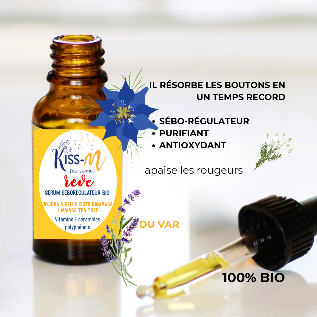 Sérum anti-imperfections 100% BIO à la nigelle