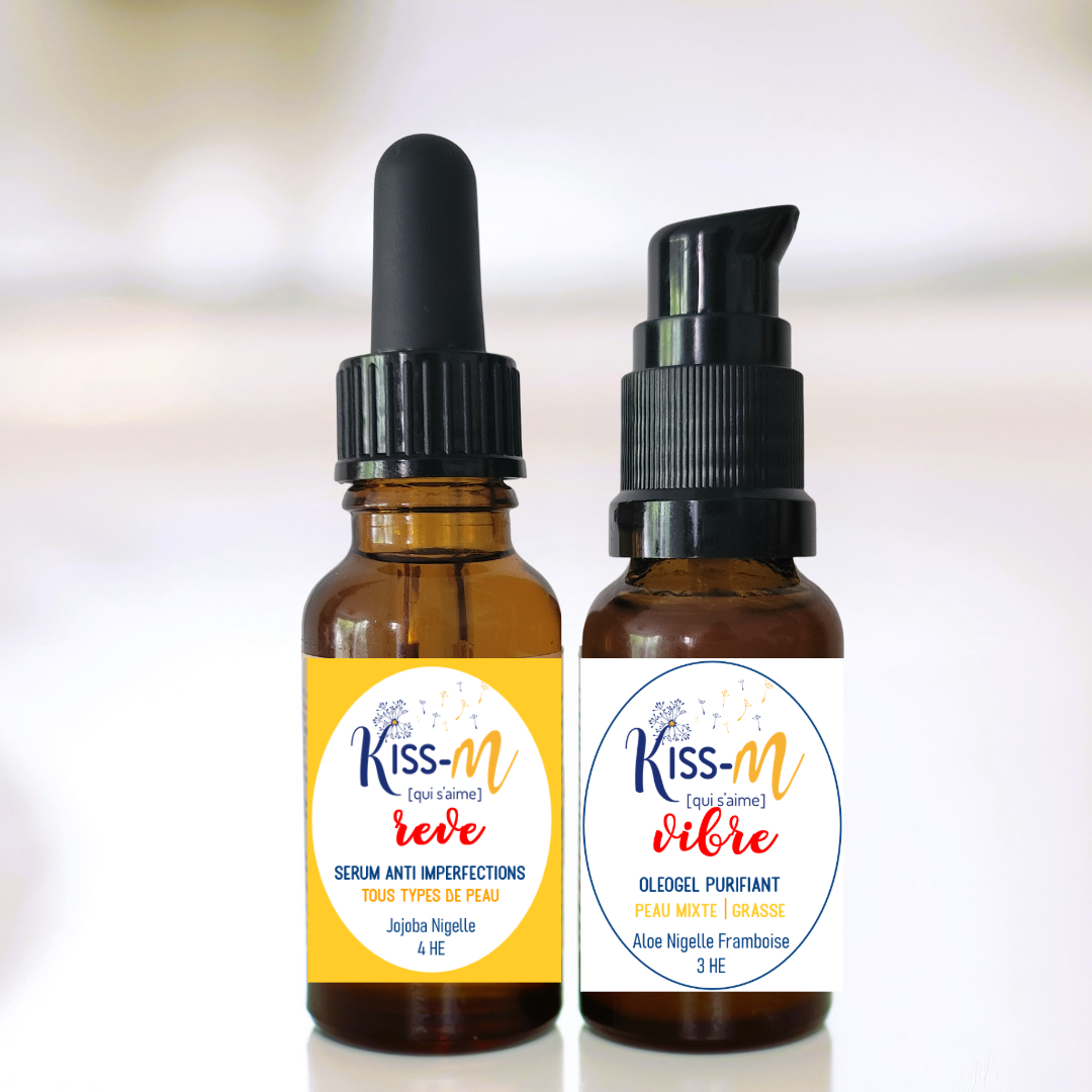 Duo Sérum Oléogel 4 mois [Peau Mixte Grasse Acnéique]