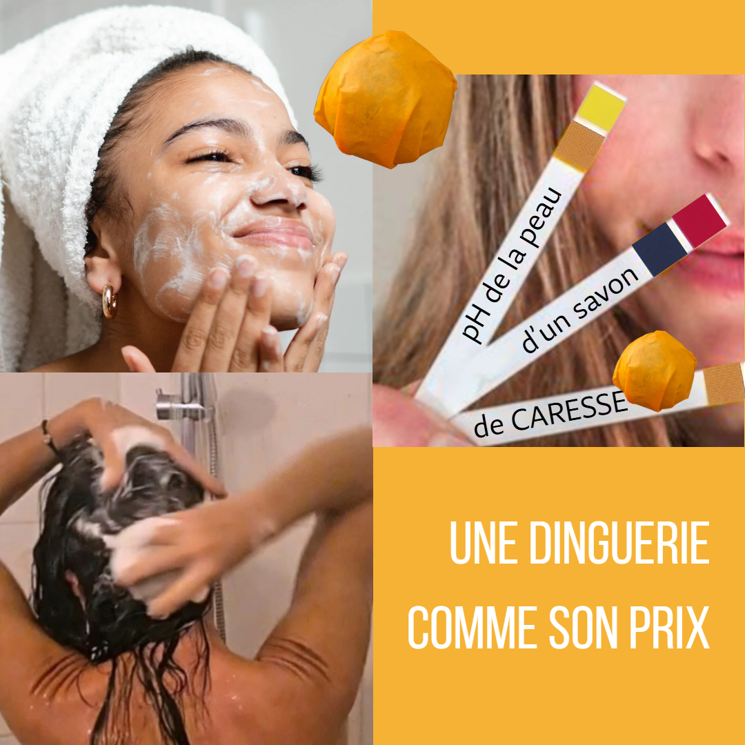 Nettoyant solide visage 4 mois ou 8 utilisations cheveux [tous types de peaux & sensible]