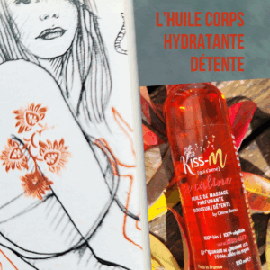 se câline, l'huile corps hydratante détente 100% BIO